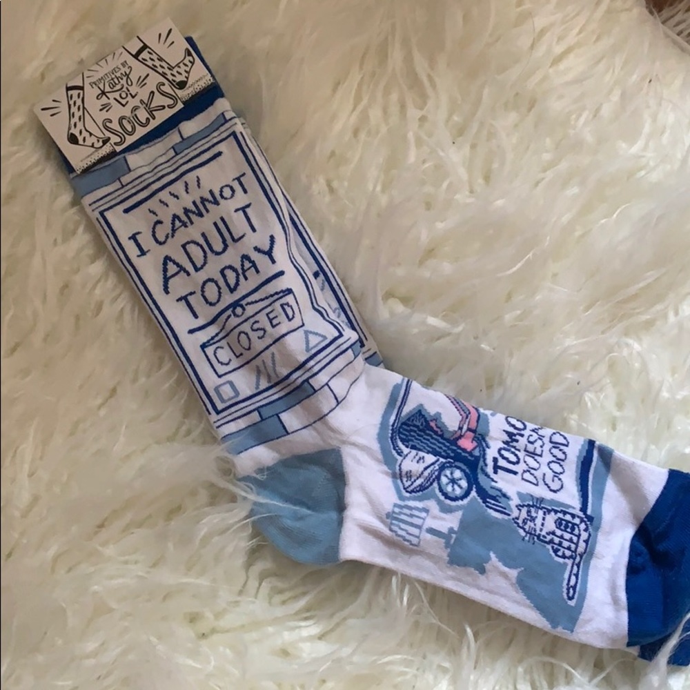 I cannot adult today socks